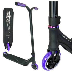 Custom Scooter low budget lightweight Schwarz/Lila