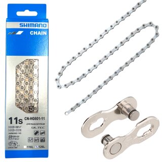 Shimano Fahrrad Kette CN-HG601-11 126 Glieder Quick Link 11-Fach