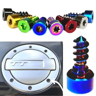 Titan Tankdeckel Schrauben Set passend für Audi TT/-S/-RS 8S (6Stk.)