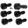 Titan Tankdeckel Schrauben Set für Audi TT/-S/-RS 8S (6Stk.) Schwarz