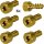 Titan Tankdeckel Schrauben Set für Audi TT/-S/-RS 8S (6Stk.) Gold