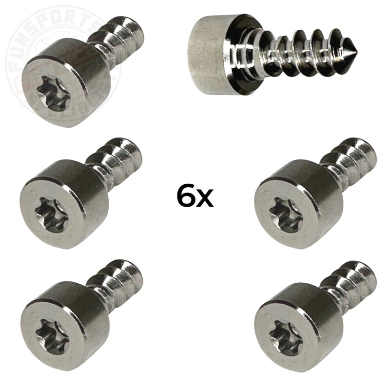 Titan Tankdeckel Schrauben Set für Audi TT/-S/-RS 8S (6Stk.) Natur