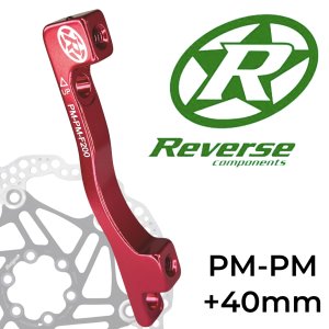 Reverse Bremsscheiben Adapter PM-PM &Oslash; 200mm +40mm Rot