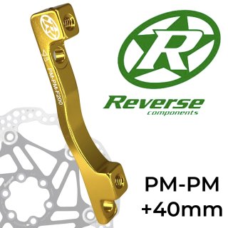 Reverse Bremsscheiben Adapter PM-PM Ø 200mm +40mm Gold