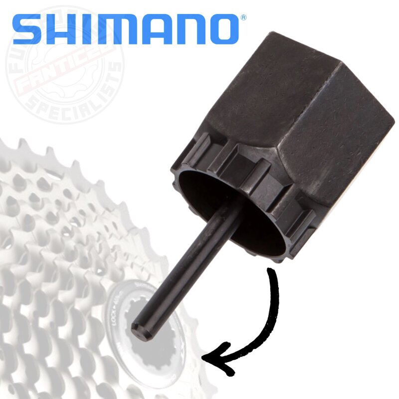 Shimano Kassettenabzieher TL-LR15 Kassettenverschluss Ring / Centerlock montage Werkzeug Nuss
