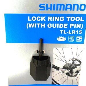 Shimano Kassettenabzieher TL-LR15 Kassettenverschluss Ring / Centerlock montage Werkzeug Nuss