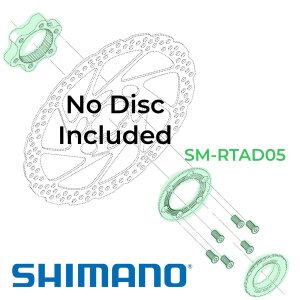 Shimano Fahrrad Bremsscheiben Adapter 6-Loch auf Centerlock SM-RTAD05