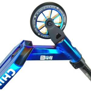 Chilli Pro Rocky Vol.3 Stunt-Scooter H=82cm Schwarz/Blauchrome  + Griptape