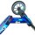 Chilli Pro Rocky Vol.3 Stunt-Scooter H=82cm Schwarz/Blauchrome  + Griptape
