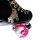 Luminous Rollschuh LED Rollen (4Stück) 62mm 85a Cotton Candy Weiß/Pink