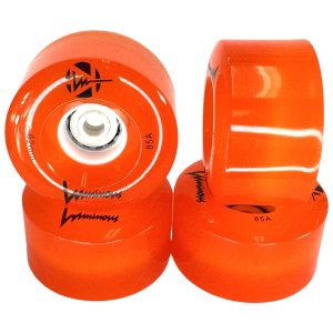 Luminous Rollschuh LED Rollen (4Stück) 62mm 85a Orange