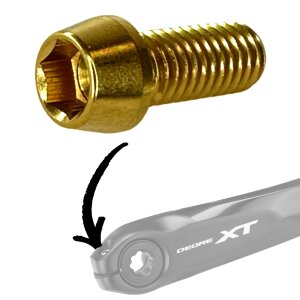 Titan M6 Innensechskant Hollowtech 2 Shimano Kurbelarm...