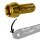 Titan M6 Innensechskant Hollowtech 2 Shimano Kurbelarm Klemm Schraube 18,5mm gold