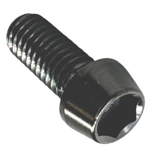 Titan M6 Innensechskant Hollowtech 2 Shimano Kurbelarm Klemm Schraube 18,5mm schwarz