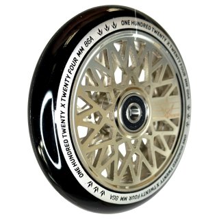 Blunt 120mm Stunt-Scooter Wheel Hollow Diamond V2 Chrome/PU Schwarz