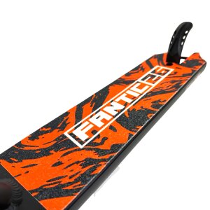 Fantic26 Stunt-Scooter Griptape 58,5cm x 15,5cm Swirl Schwarz/Orange