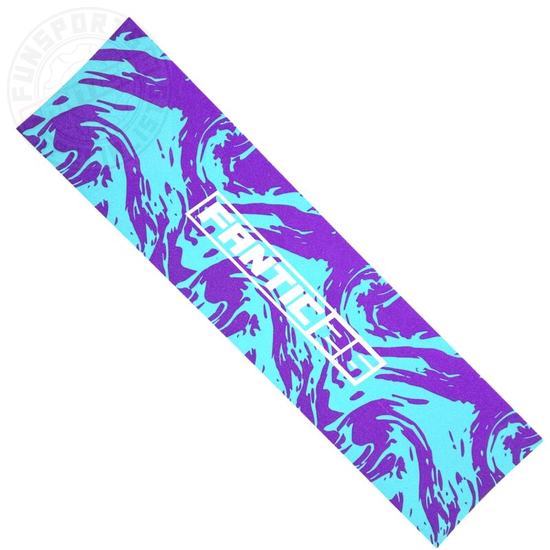 Fantic26 Stunt-Scooter Griptape 58,5cm x 15,5cm Swirl Lila/Türkis
