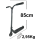 Ethic DTC Erawan V2 M Stunt-Scooter H=85cm 2,95kg Schwarz