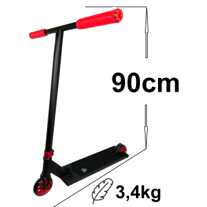 Ethic DTC Pandora L Stunt-Scooter H=90cm 3,4kg Rot