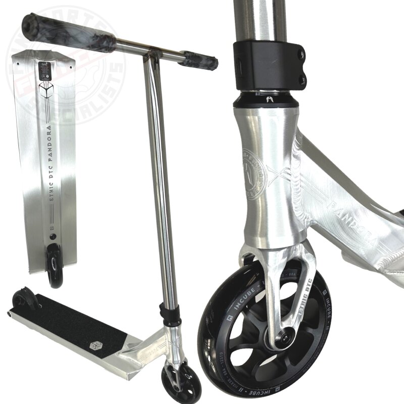 Ethic DTC Pandora L Stunt-Scooter H=90cm 3,4kg Silber