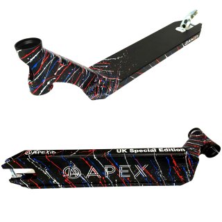 Apex Pro Stunt-Scooter Deck UK Special Editon ID 580 (49cm) Schwarz
