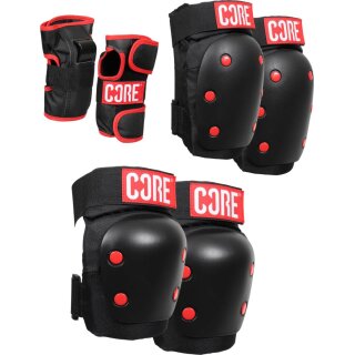 Core Triple Protektoren Set Schwarz