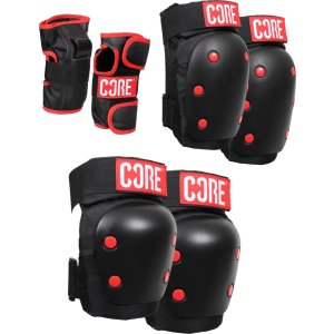 Core Triple Protektoren Set Schwarz