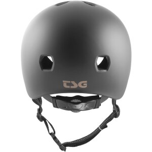 TSG Meta Helm Solid Color Stunt-Scooter Skate Helm satin schwarz