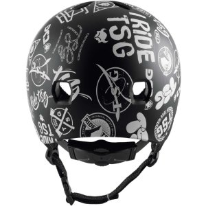 TSG Meta Helm Graphic Design Sticky schwarz
