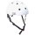Core Street Stunt-Scooter Skate Dirt Helm Weiß/Logo Schwarz