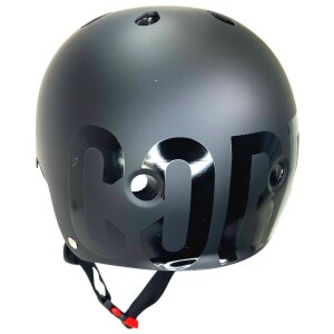 Core Street Stunt-Scooter Skate Dirt Helm Schwarz/Schwarz