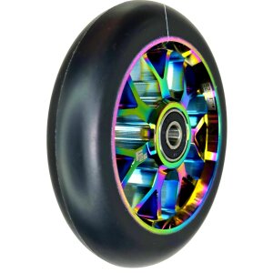 Fantic26 Spy7 Stunt-Scooter Rolle 110mm Abec11 Neochrome/Pu Schwarz