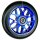 Fantic26 Spy7 Stunt-Scooter Rolle 110mm Abec11 Blau/Pu Schwarz