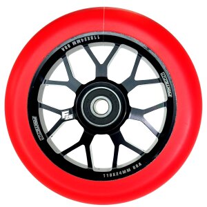 Fantic26 Spy7 Stunt-Scooter Rolle 110mm Abec11 Schwarz/Pu Rot