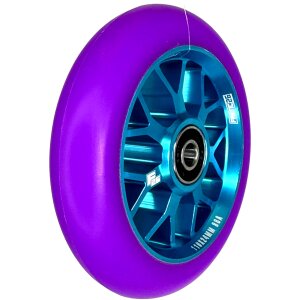 Fantic26 Spy7 Stunt-Scooter Rolle 110mm Abec11 Türkis/Pu Lila