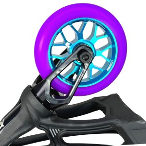 Fantic26 Spy7 Stunt-Scooter Rolle 110mm Abec11 Türkis/Pu Lila