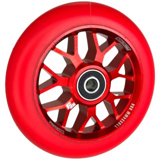 Fantic26 Spy7 Stunt-Scooter Rolle 110mm Abec11 Rot/Pu Rot