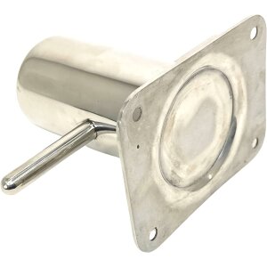 Boot Edelstahl Leinen Festmacher Kreuz Poller 120mm Edelstahl Stegpoller