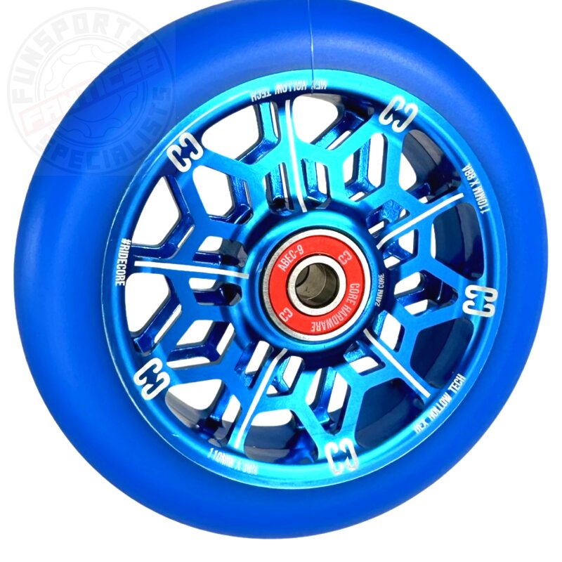 Core Hex Hollow Stunt-Scooter Rolle 110mm Navy Blau