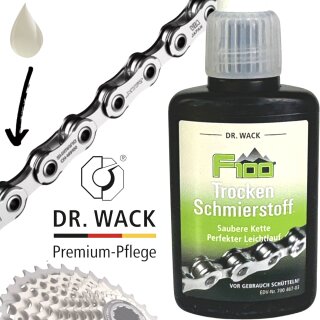 Dr.Wack F100 Fahrrad MTB Ebike Road Trocken Schmierstoff Pflege 50ml