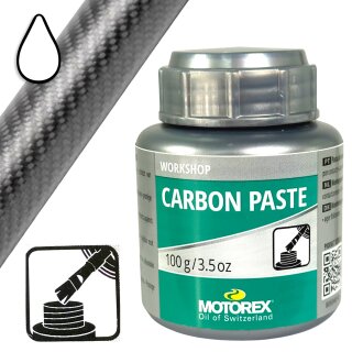 Motorex Carbon Montagepaste Fahrrad Werkstatt Dose mit Pinsel 100g