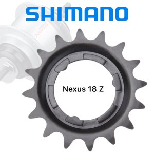 Shimano Ritzel für Nexus Getriebenaben SM-GEAR, 18,...