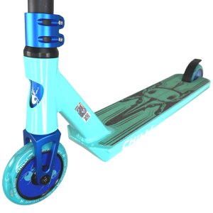 Chilli Pro Critter Stunt-Scooter H=89 Türkis/Blau