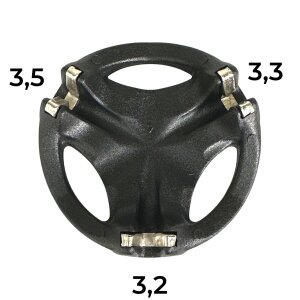 Fahrrad Speichen Schlüssel WKL15 Nippelspanner 3,2 / 3,3 / 3,5 Einstell Werkzeug