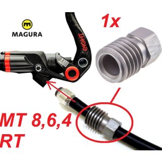 1x Magura M9 Überwurfschraube für MT-2 4 5 7 8 /HS22/HS33 Olive