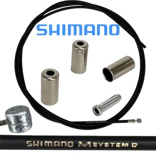 Shimano Vorderrad Bremszug-Set Zug 1,6m Hülle 1,4m Stahl
