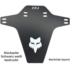 Fox Mud Guard Fahrrad Schutzblech Gabel Fender Retro Camo
