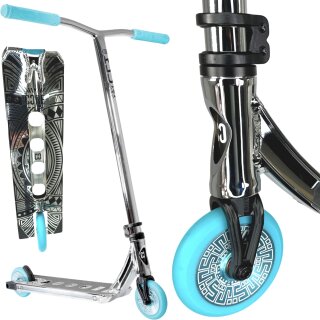 CORE CL1 Stunt-Scooter Park H=86cm Chrome/Teal