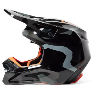 Fox V1 BNKR Motorrad MX Cross Helm Mips Grau Camo XL (61-62cm)