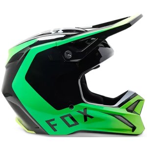 Fox V1 DPTH Motorrad MX Cross Helm Mips Schwarz/Grün...